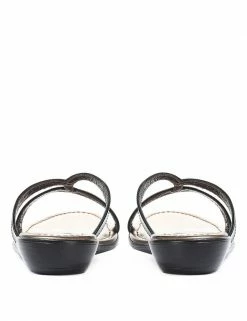 Flash Sale ⌛ Jones Bootmaker Leather Patent Strappy Flat 🩴 Sandals 🌟 -New In Womens Sales 2022 SD 10 T83 6382 Y4 X EC 2