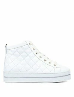 Hot Sale 🛒 Jones Bootmaker Leather Lace Up High Top Trainers 🔥 -New In Womens Sales 2022 SD 10 T83 6393 Z0 X EC 0