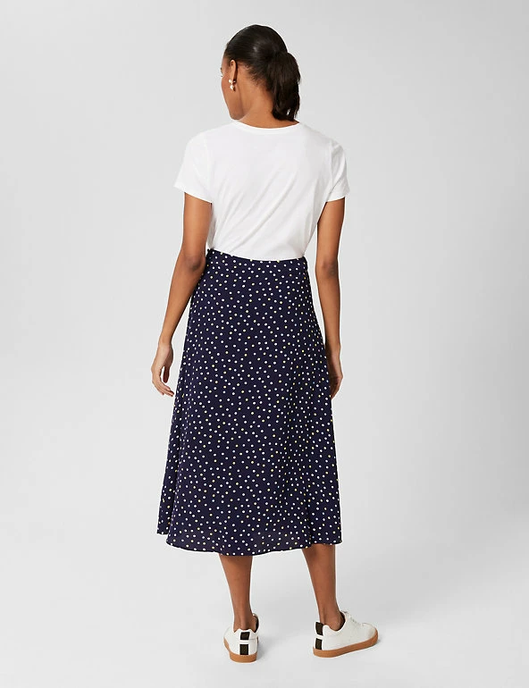 Best Pirce 🌟 HOBBS 👗 Skirts Polka Dot Midi Slip 👗 Skirt 🌟 3 Best Pirce 🌟 HOBBS 👗 Skirts Polka Dot Midi Slip 👗 Skirt 🌟 - Image 3