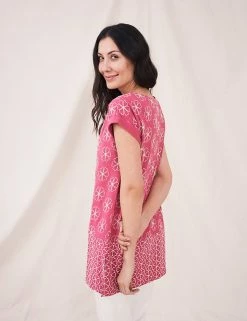 Promo 🧨 White Stuff Tunics Pure Cotton Floral Slash Neck Tunic 🧨 -New In Womens Sales 2022 SD 10 T83 6732 A4 X EC 1