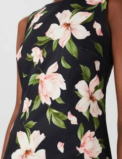 Promo 😉 HOBBS 👗 Dresses Floral Sleeveless Knee Length Bodycon 👗 Dress 🥰 -New In Womens Sales 2022 SD 10 T83 6910 F4 X EC 2