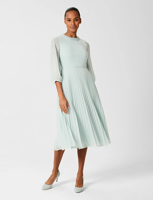 Top 10 π HOBBS π Dresses Pleated Midi Waisted π Dress β 1 Top 10 π HOBBS π Dresses Pleated Midi Waisted π Dress β