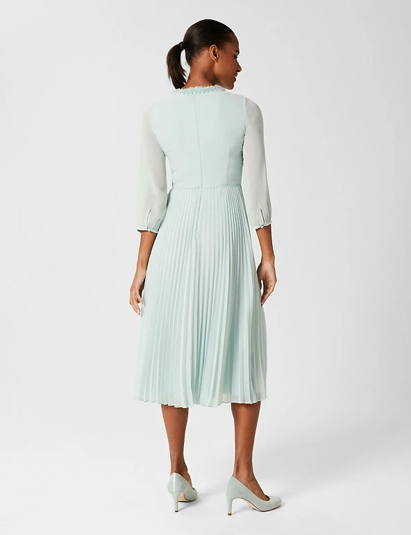 Top 10 π HOBBS π Dresses Pleated Midi Waisted π Dress β 5 Top 10 π HOBBS π Dresses Pleated Midi Waisted π Dress β - Image 5
