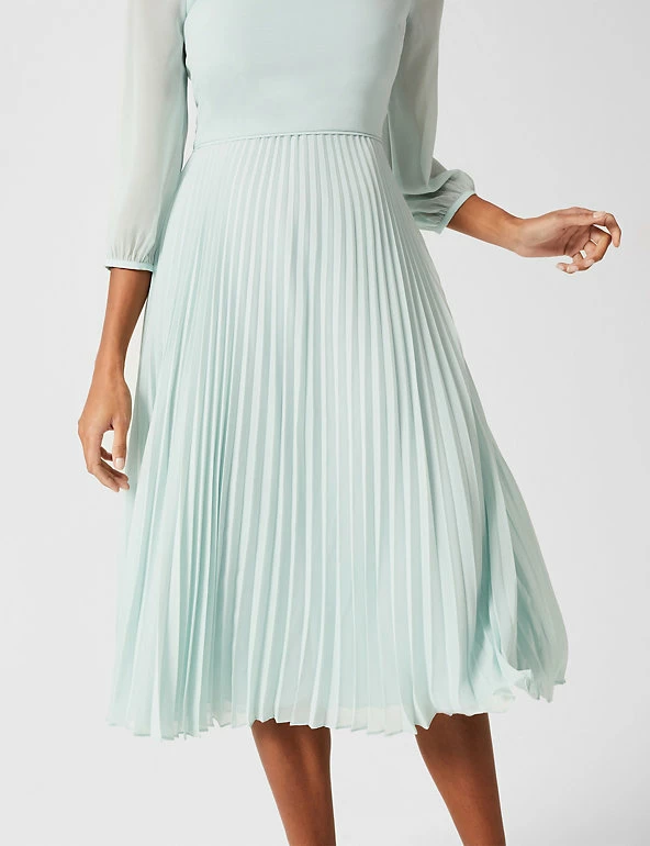 Top 10 π HOBBS π Dresses Pleated Midi Waisted π Dress β 7 Top 10 π HOBBS π Dresses Pleated Midi Waisted π Dress β - Image 7
