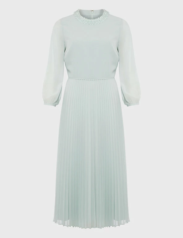 Top 10 π HOBBS π Dresses Pleated Midi Waisted π Dress β 2 Top 10 π HOBBS π Dresses Pleated Midi Waisted π Dress β - Image 2