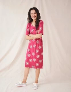 Deals ⌛ White Stuff 👗 Dresses Printed Crew Neck Knee Length Shift 👗 Dress ⭐ -New In Womens Sales 2022 SD 10 T83 6961 B4 X EC 0