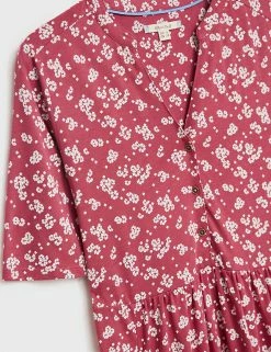 Cheap ❤️ White Stuff 👗 Dresses Floral V-Neck Midi Waisted 👗 Dress ⭐ -New In Womens Sales 2022 SD 10 T83 6963 B4 X EC 1