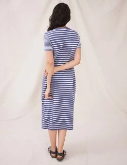 Best reviews of 🔥 White Stuff 👗 Dresses Pure Cotton Striped Midi T-Shirt 👗 Dress 🎁 -New In Womens Sales 2022 SD 10 T83 6964 Y8 X EC 2