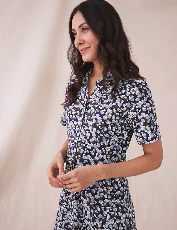 Brand new ๐งจ White Stuff ๐ Dresses Cotton Blend Floral Midi ๐ Shirt ๐ Dress ๐ 7 Brand new ๐งจ White Stuff ๐ Dresses Cotton Blend Floral Midi ๐ Shirt ๐ Dress ๐ - Image 7