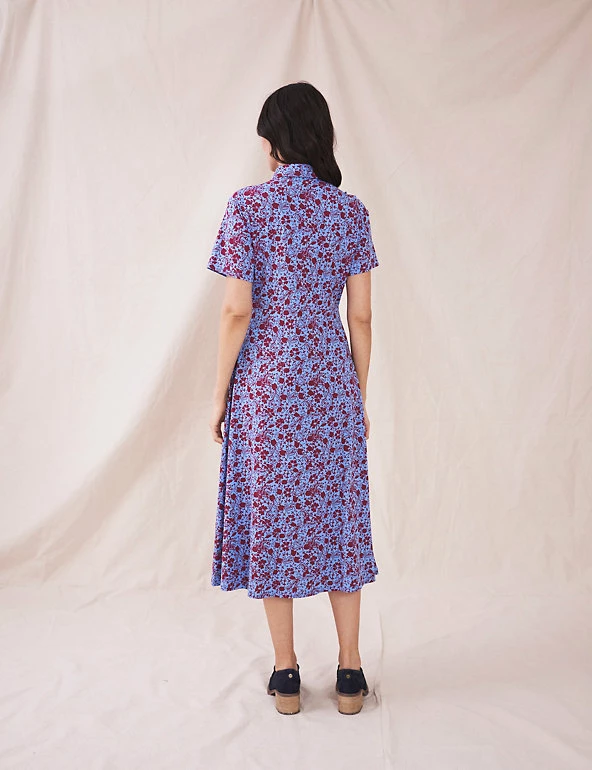 Brand new ๐งจ White Stuff ๐ Dresses Cotton Blend Floral Midi ๐ Shirt ๐ Dress ๐ 4 Brand new ๐งจ White Stuff ๐ Dresses Cotton Blend Floral Midi ๐ Shirt ๐ Dress ๐ - Image 4