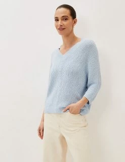 Flash Sale 👍 Phase Eight Jumpers Ribbed V-Neck Jumper 🧨