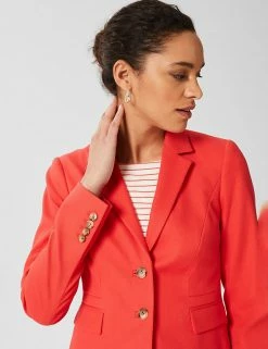 Cheap 🛒 HOBBS 🧥 Coats & Jackets Cotton Rich Short Jacket 🔥 -New In Womens Sales 2022 SD 10 T83 7090 CJ X EC 3