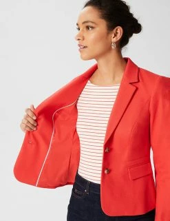 Cheap 🛒 HOBBS 🧥 Coats & Jackets Cotton Rich Short Jacket 🔥 -New In Womens Sales 2022 SD 10 T83 7090 CJ X EC 4