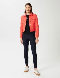 Coupon 🔔 HOBBS 🧥 Coats & Jackets Cotton Rich Denim Jacket ✔️