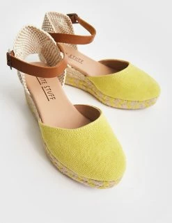 Buy 🤩 White Stuff 🩴 Sandals Canvas Ankle Strap Wedge Espadrilles 🤩 -New In Womens Sales 2022 SD 10 T83 7917 R0 X EC 90