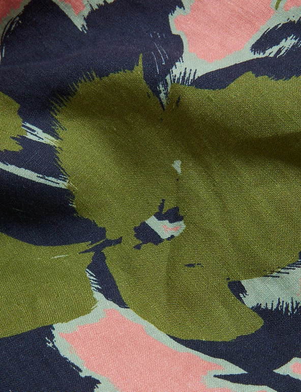 Best deal 🔥 JAEGER 👗 Dresses Pure Linen Leaf Print Swing 👗 Dress 🛒 2 Best deal 🔥 JAEGER 👗 Dresses Pure Linen Leaf Print Swing 👗 Dress 🛒 - Image 2